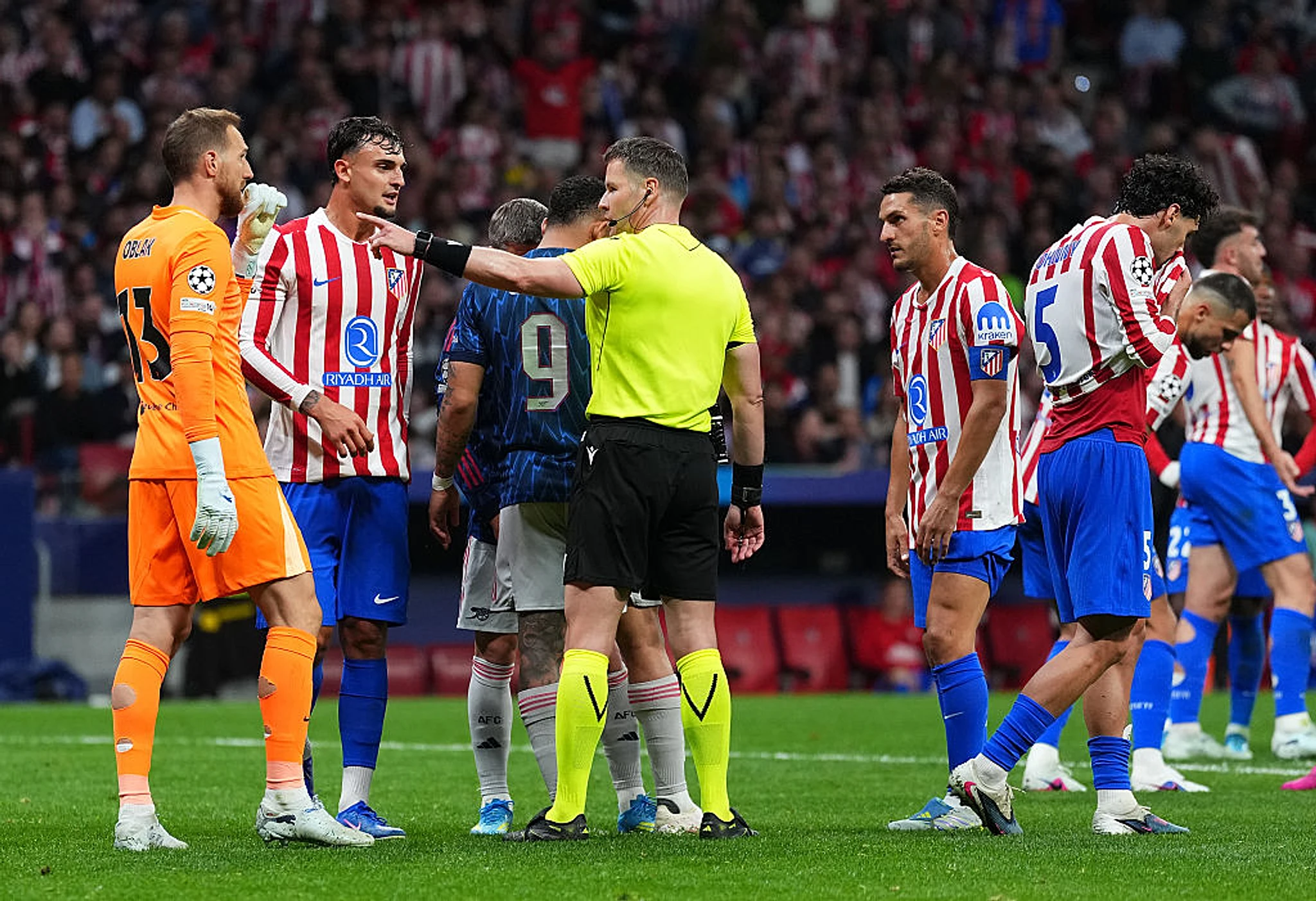 Arsenal denied late penalty in draw with Atletico Madrid - Image 1