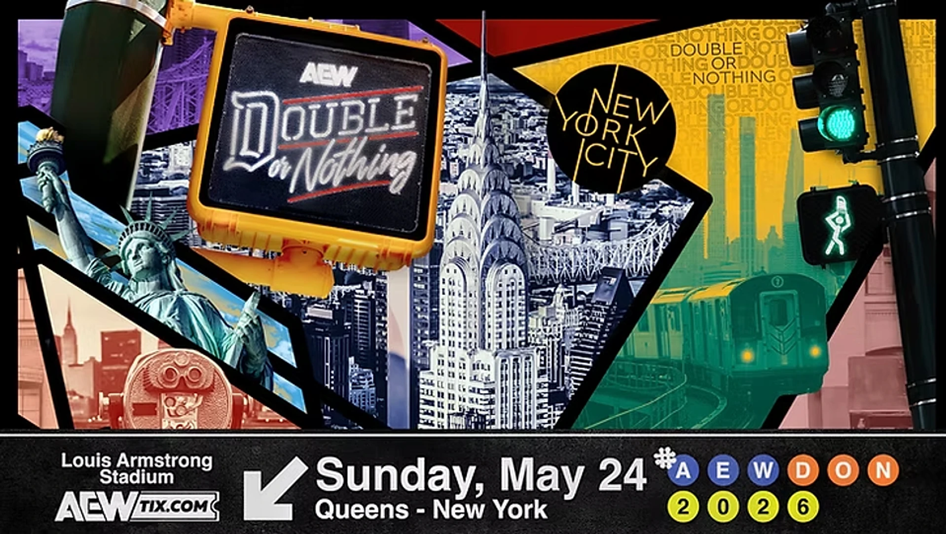 Updated AEW Double Or Nothing 2026 Match Card With Two Title Matches
