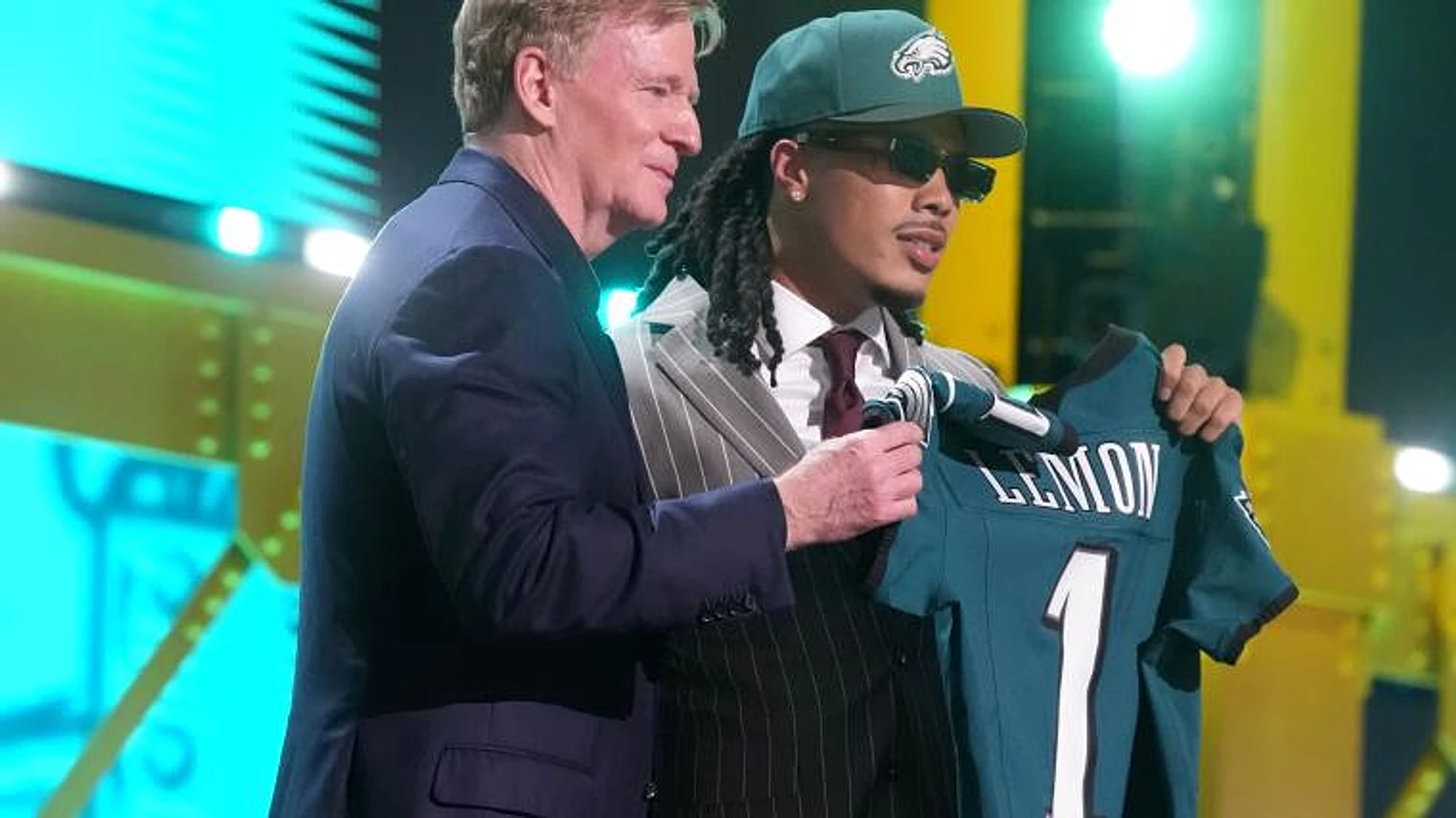 Eagles give Makai Lemon a legendary jersey number, with a blessing