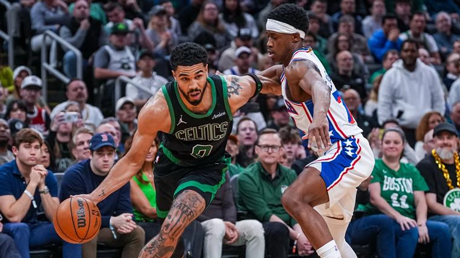 Celtics vs 76ers Game 5 live score, updates, highlights from 2026 NBA playoffs first-round series