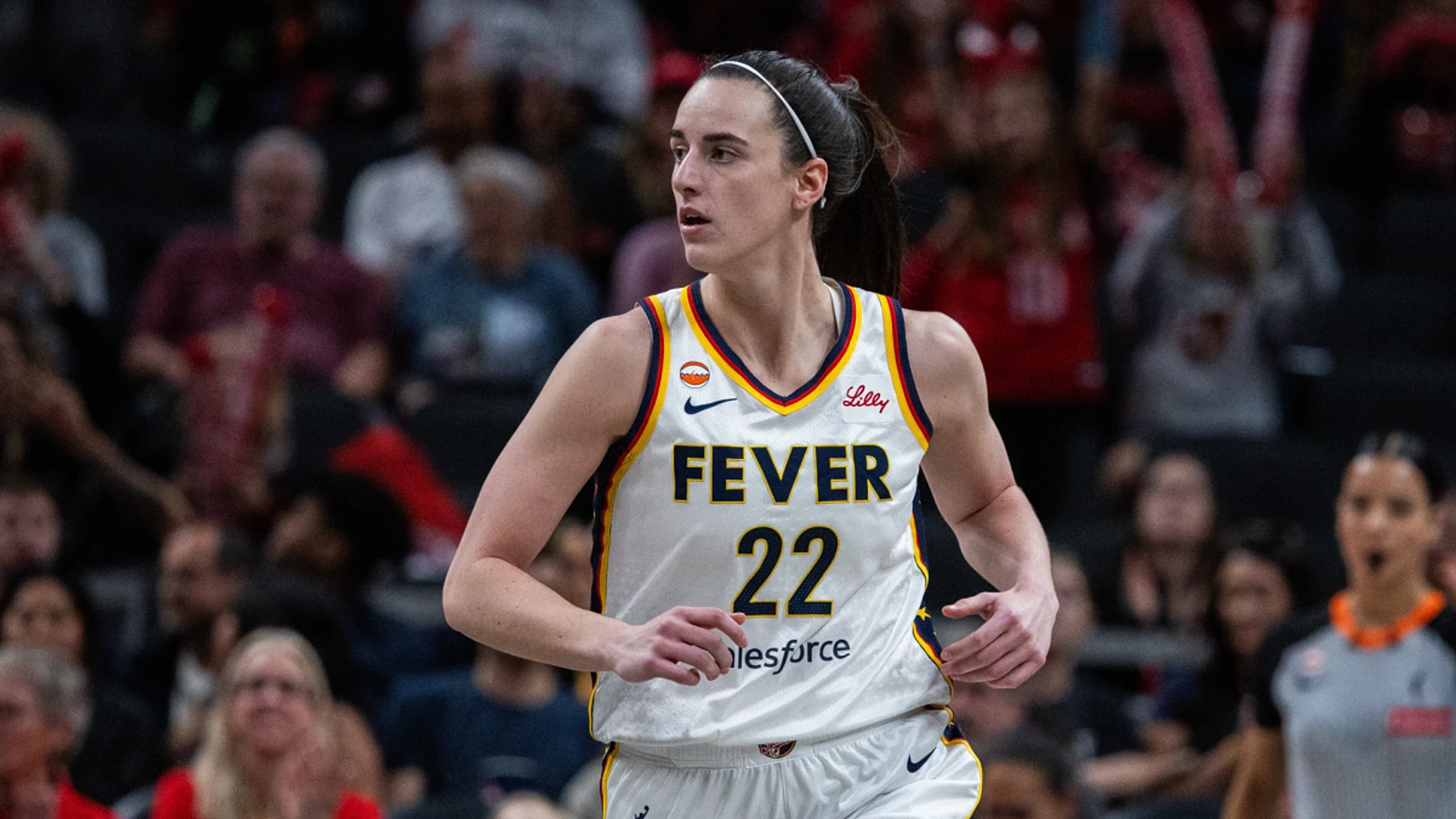 Caitlin Clark avoids injury after scare during Fever preseason game: 'Huge sigh of relief'
