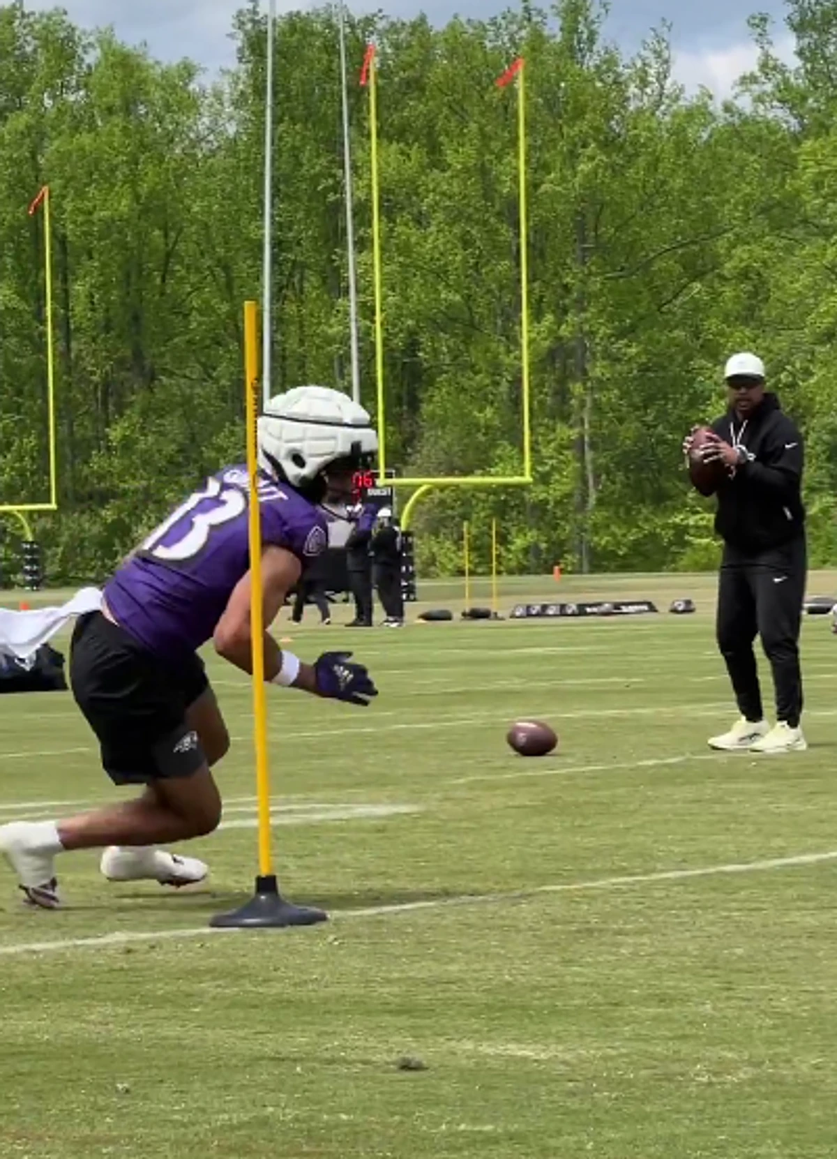 Highlights from the Baltimore Ravens rookie minicamp