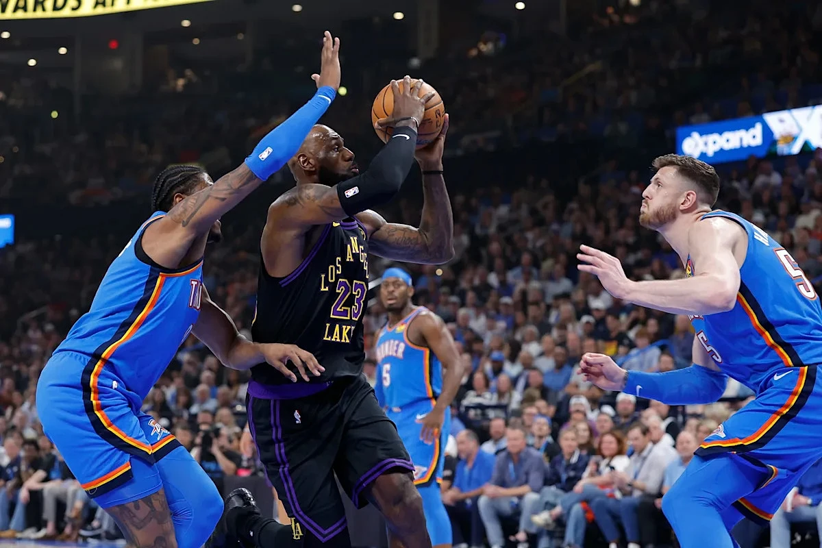 LeBron James previews Thunder ahead of 2026 NBA playoff series