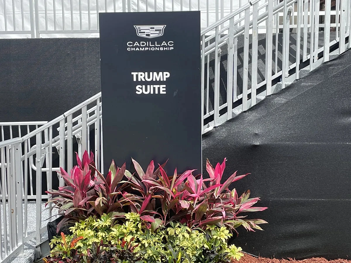 With Trump planning to attend, rain delays Cadillac Championship start