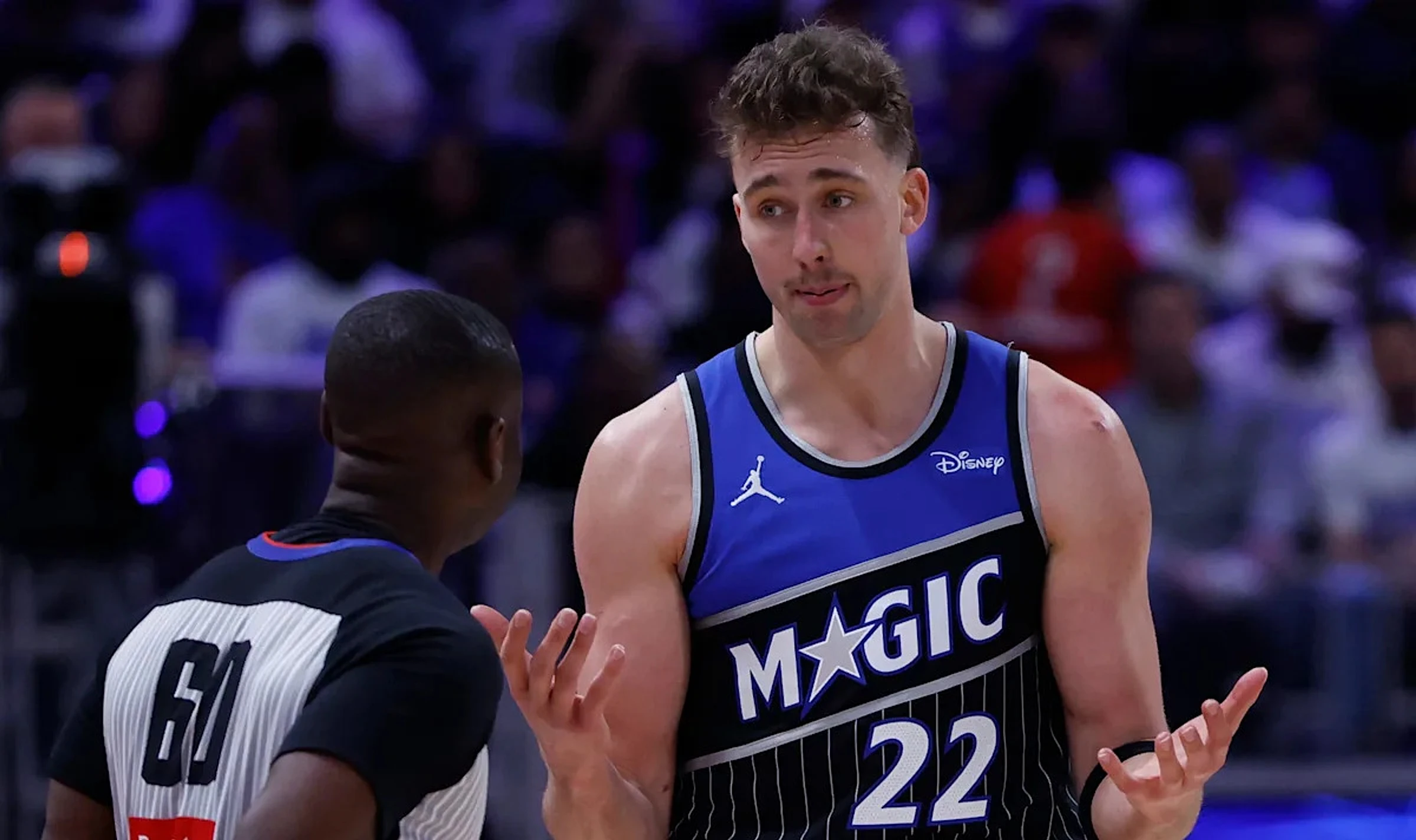 Why isn't Franz Wagner playing for Magic in Game 7?
