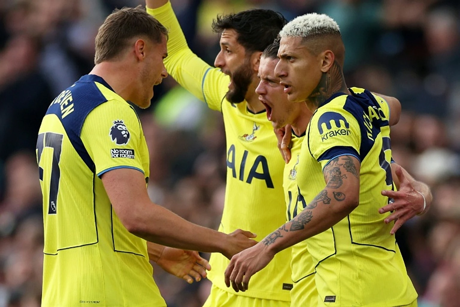Spurs out of relegation zone after vital win at Villa