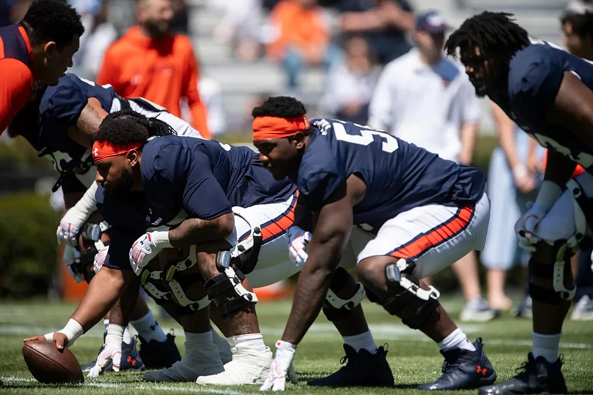 Talented four-star 2027 OL lists Auburn football in top four