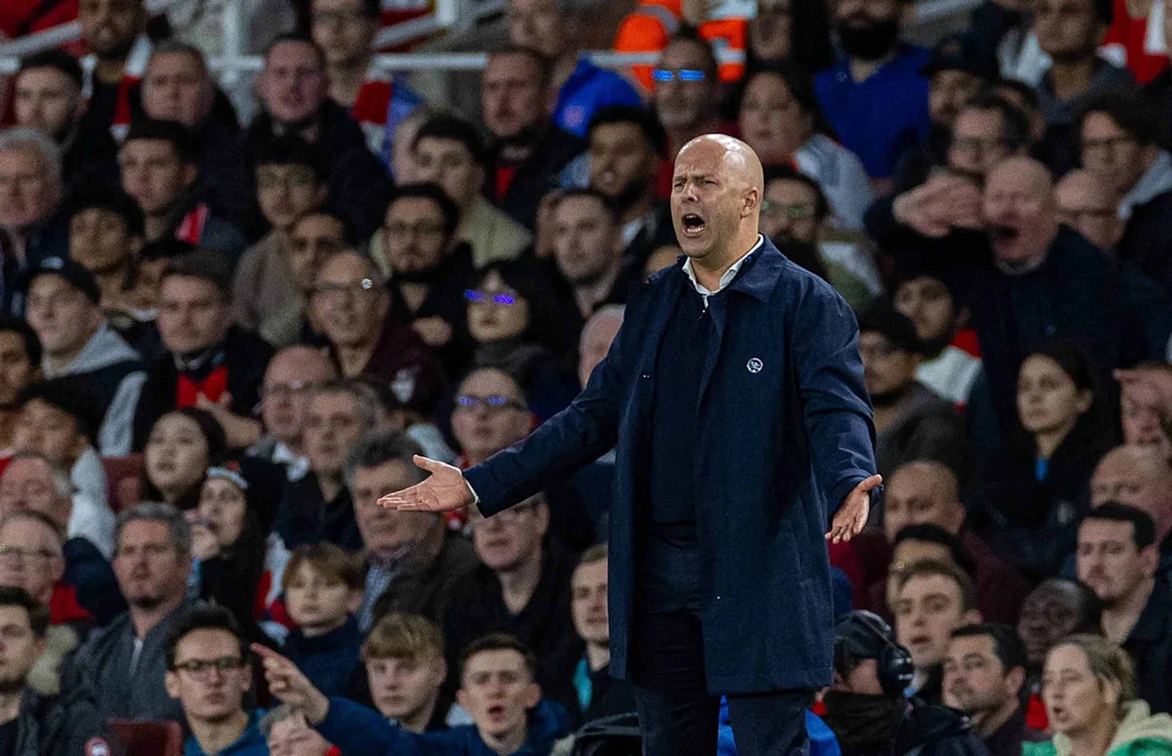 Liverpool told to make Arne Slot decision after ‘disgraceful’ Man United defeat
