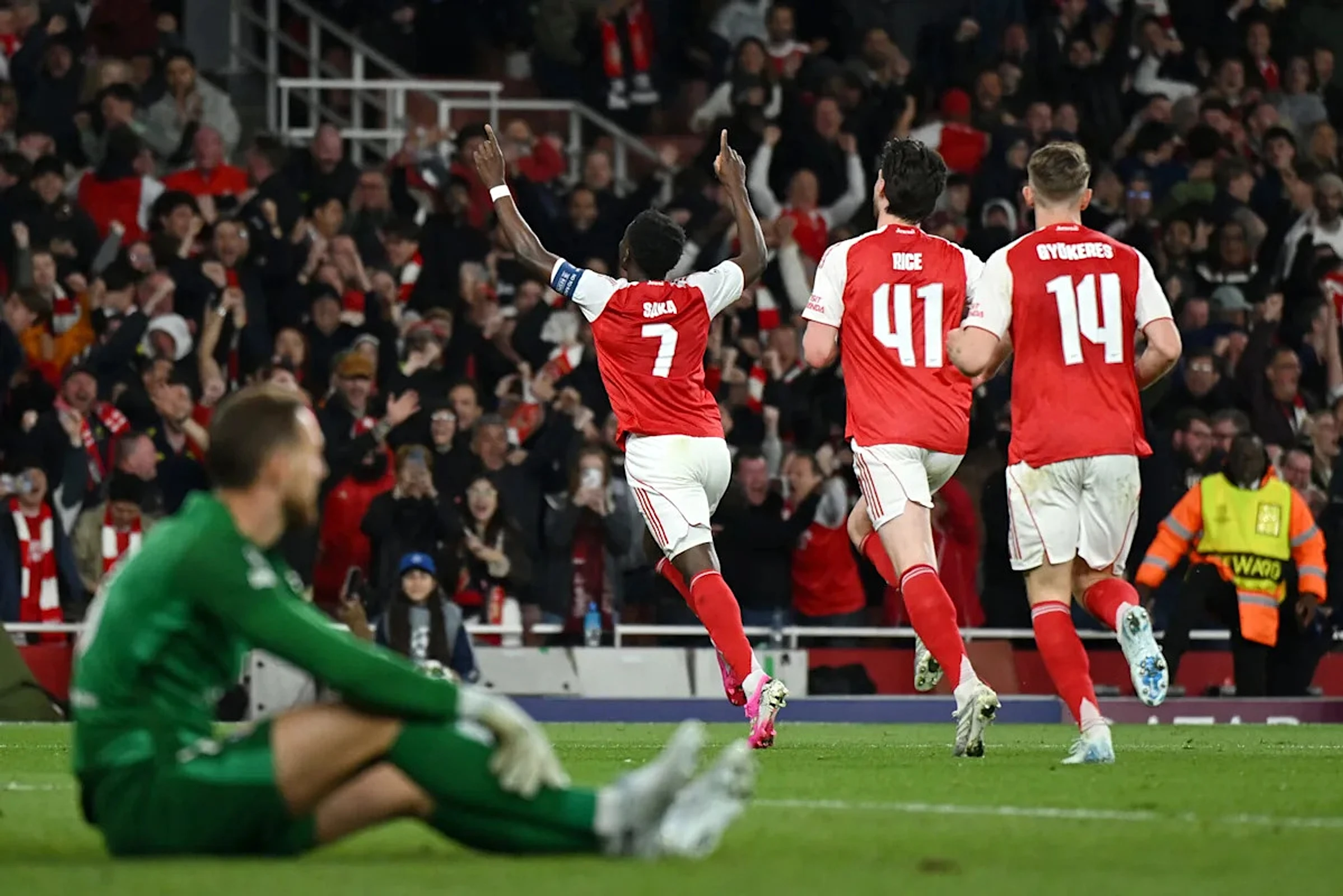 Saka hoping ‘beautiful story’ ends in glory as Arsenal reach Champions League final