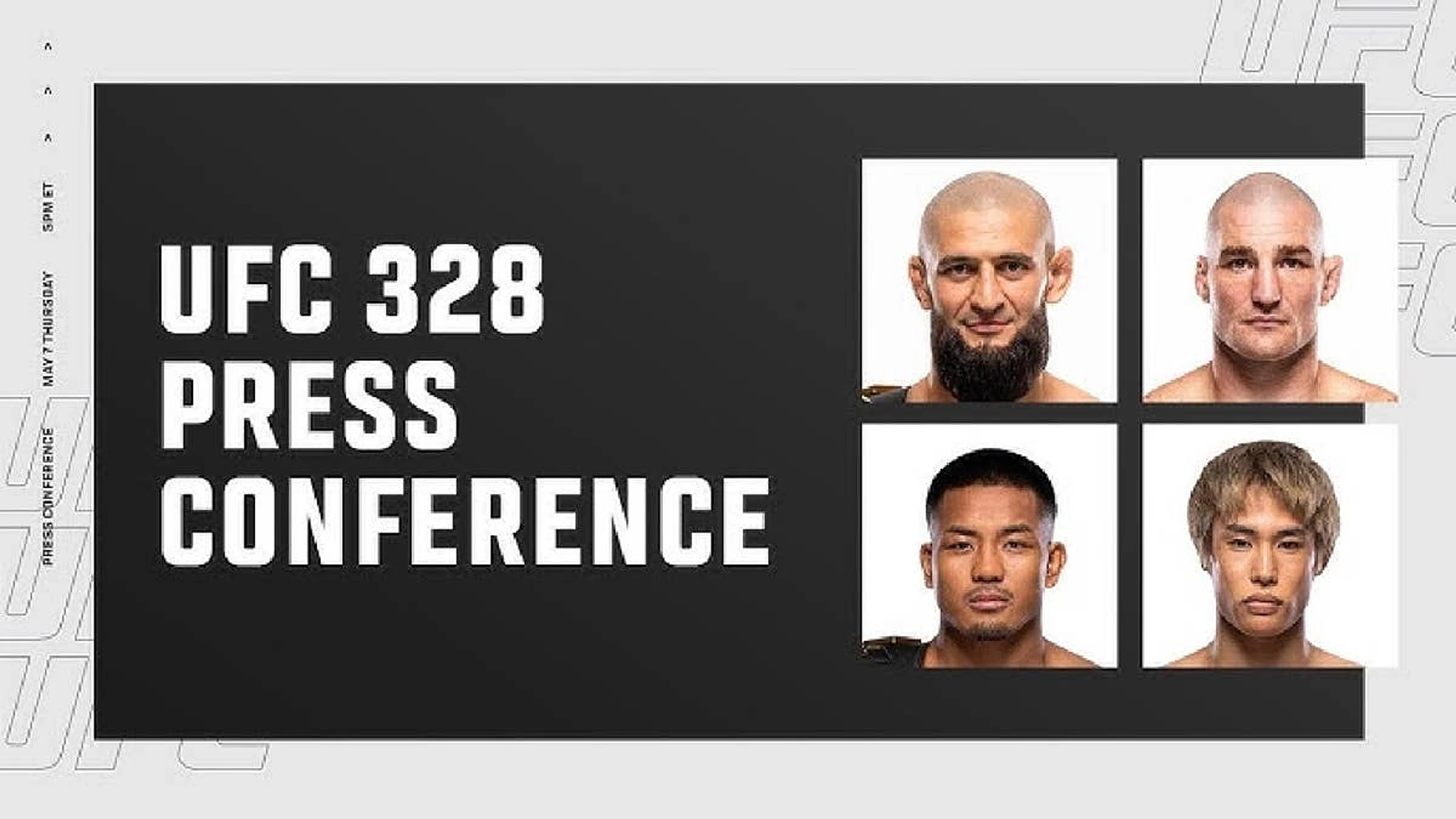 UFC 328: Chimaev vs. Strickland Pre-Fight Press Conference