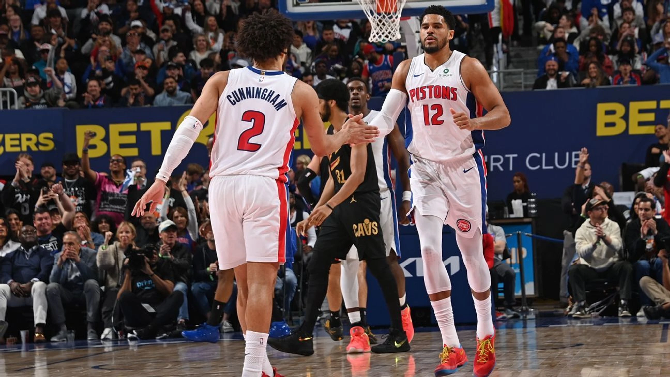 Cunningham, Pistons pull away, take G2 vs. Cavs