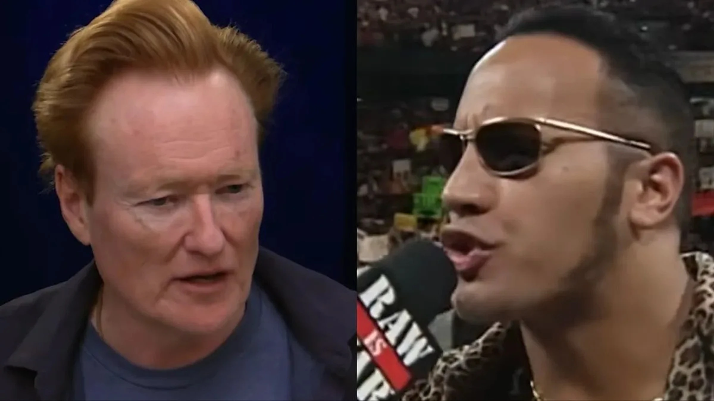 The Hilarious Way A Conan O'Brien Joke Influenced The Rock In The WWE