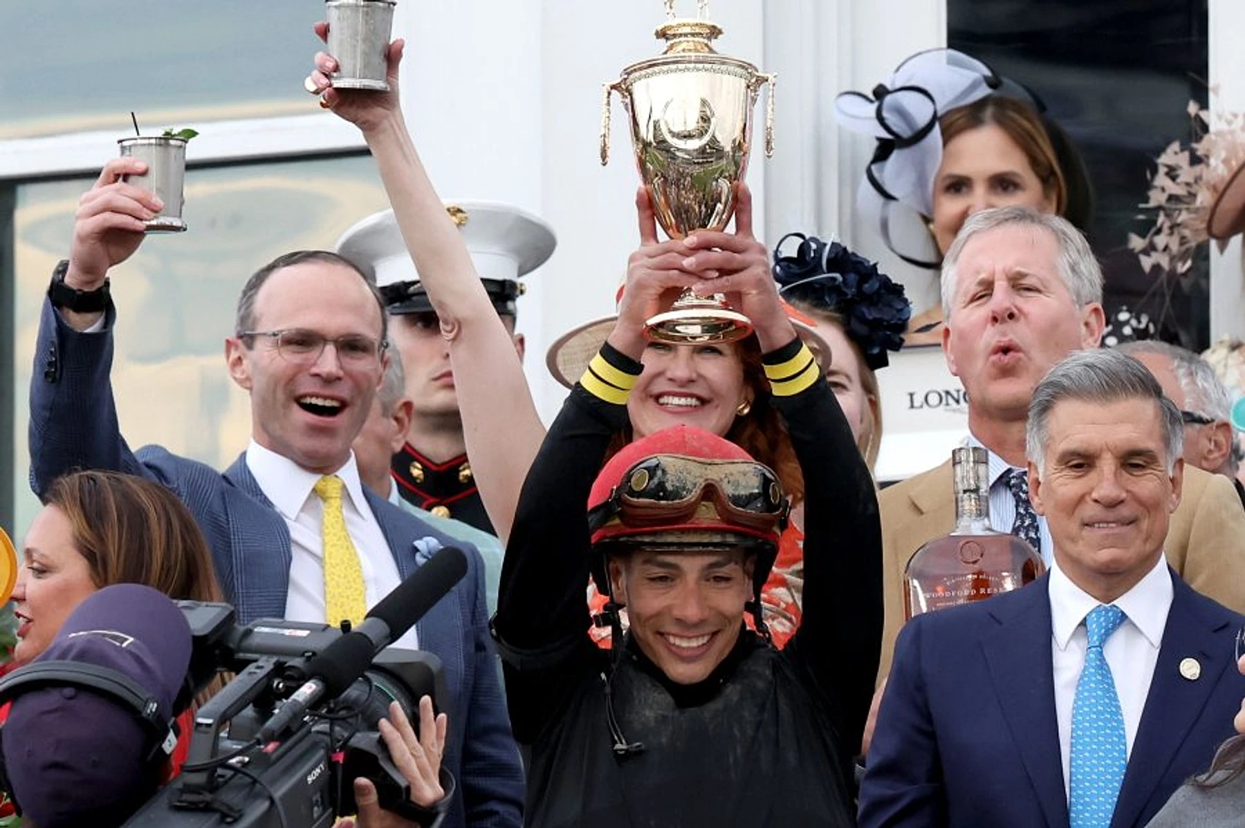 No Triple Crown this year for the horses, but maybe for a jockey