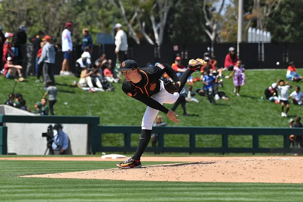 Early offensive explosion propels USC baseball to rout of Nevada