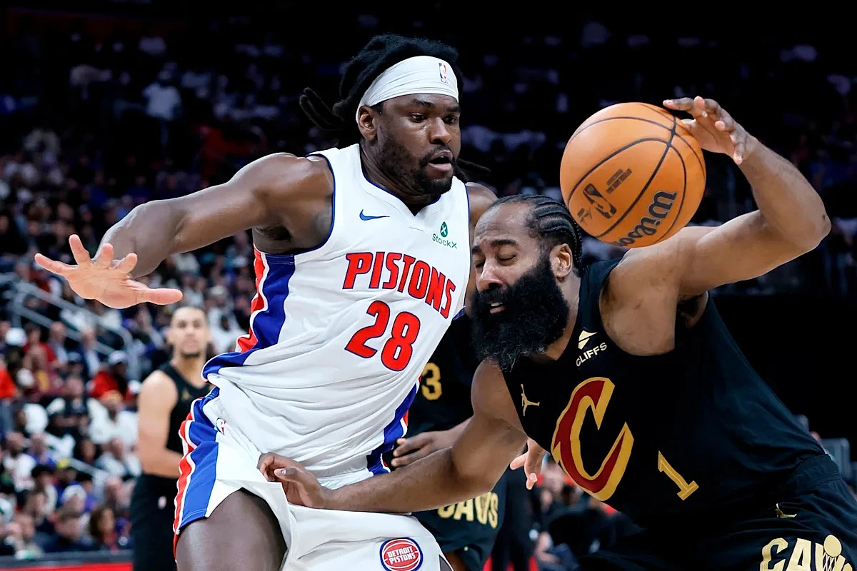 James Harden plagued by turnovers and poor shooting as Cavs fall into 2-0 hole vs. Pistons