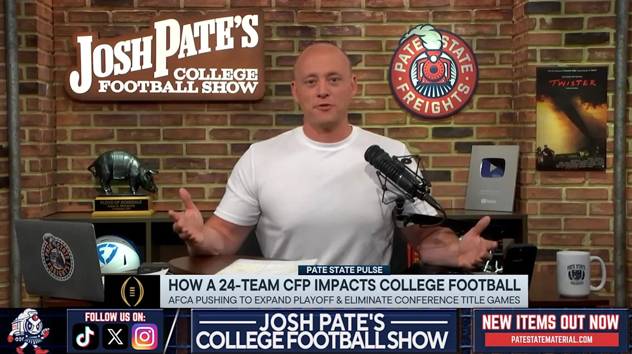 Josh Pate rips 24-team CFP: ‘One of the most unpopular proposals…in the history of college football’