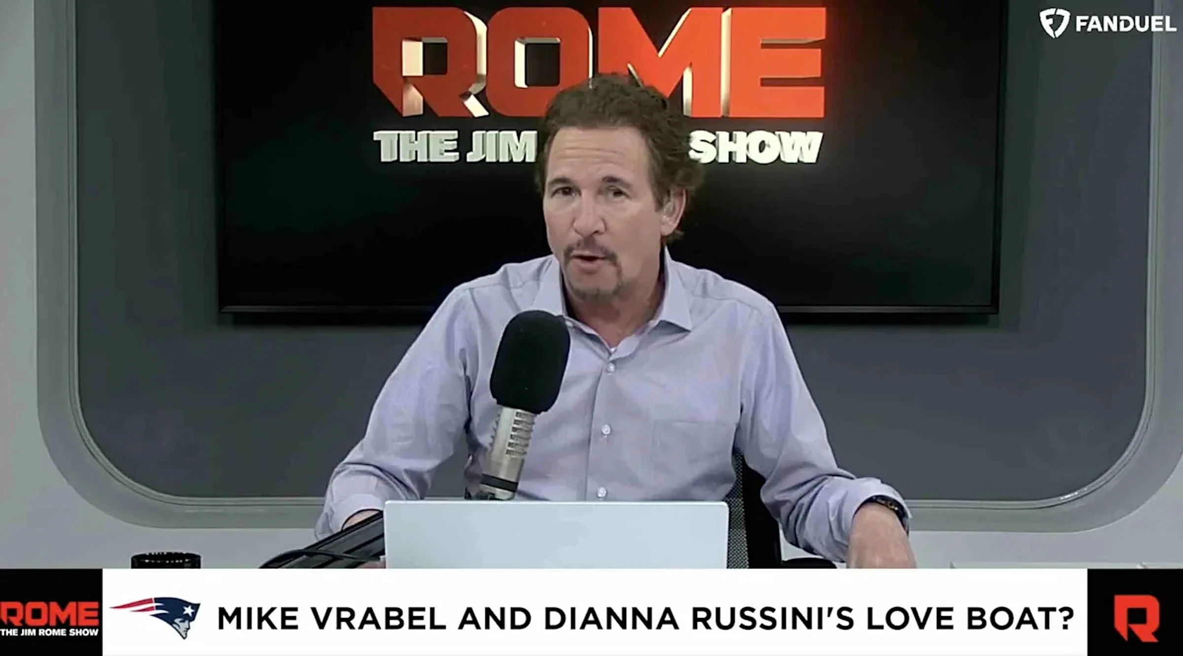 Jim Rome warns Patriots, Mike Vrabel that Dianna Russini scandal ‘not going away’