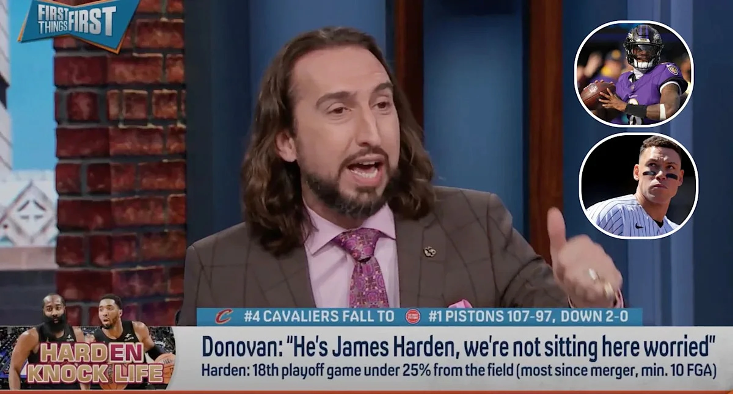 Nick Wright apologizes for comparing athletes to James Harden after latest playoff dud