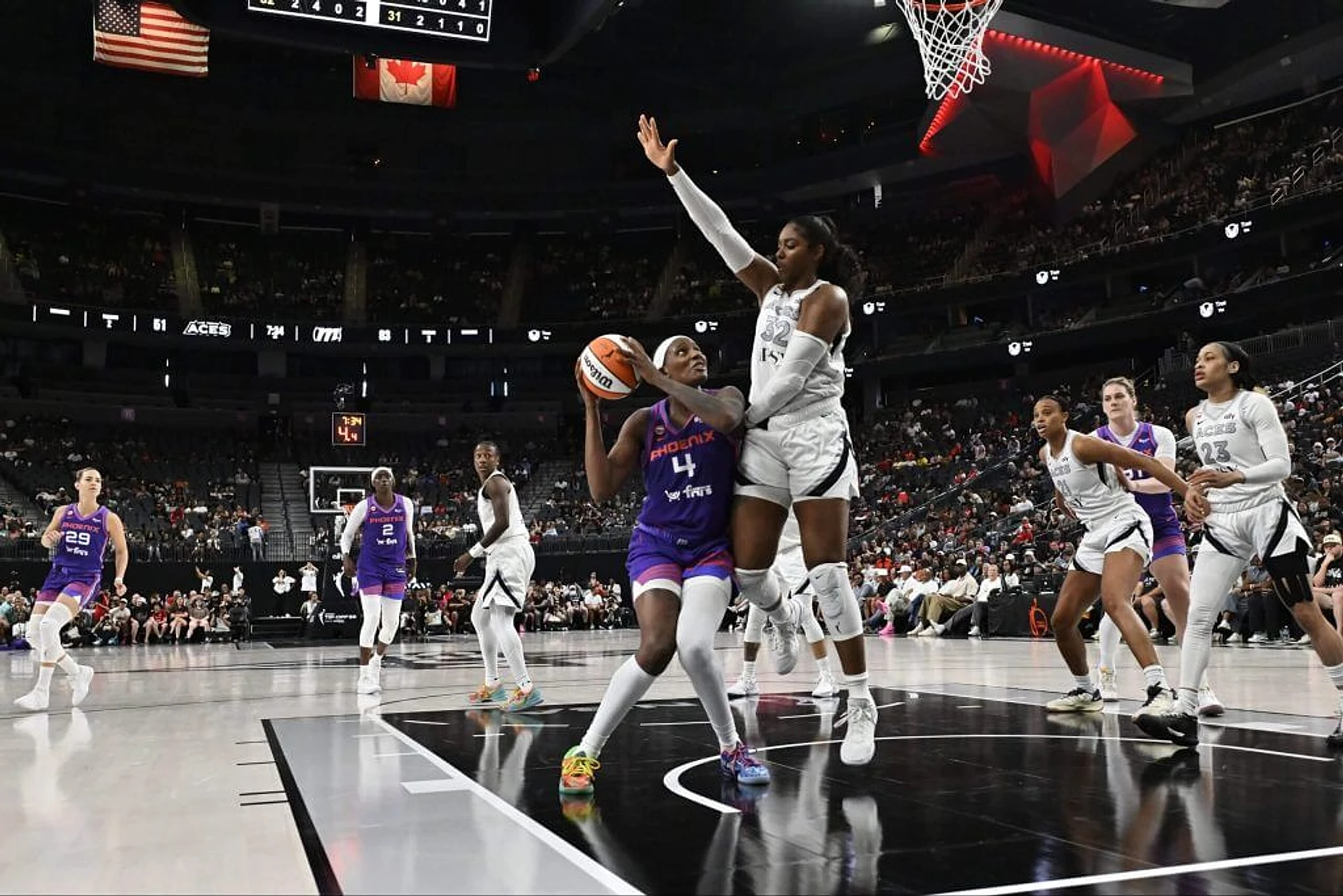 Las Vegas Aces’ ‘crown is getting heavier’ in disappointing opening loss to Mercury
