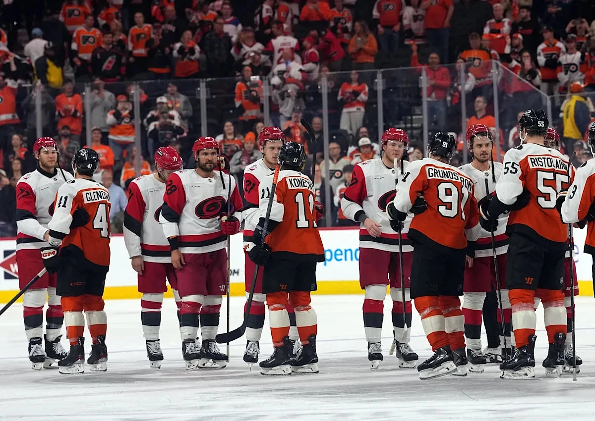 NHL Playoffs: Hurricanes Sweep Flyers, Make History in OT Win