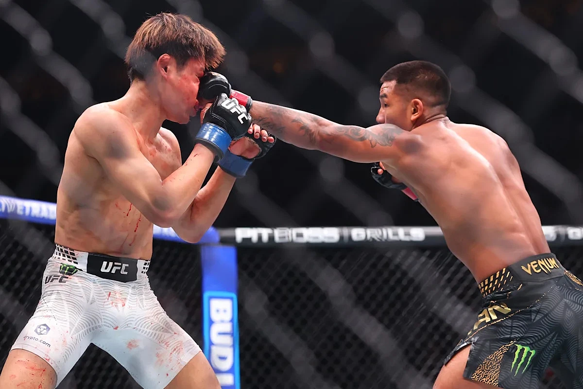 UFC 328 video: Joshua Van dazzles with late knockout to finish Tatsuro Taira after back-and-forth war