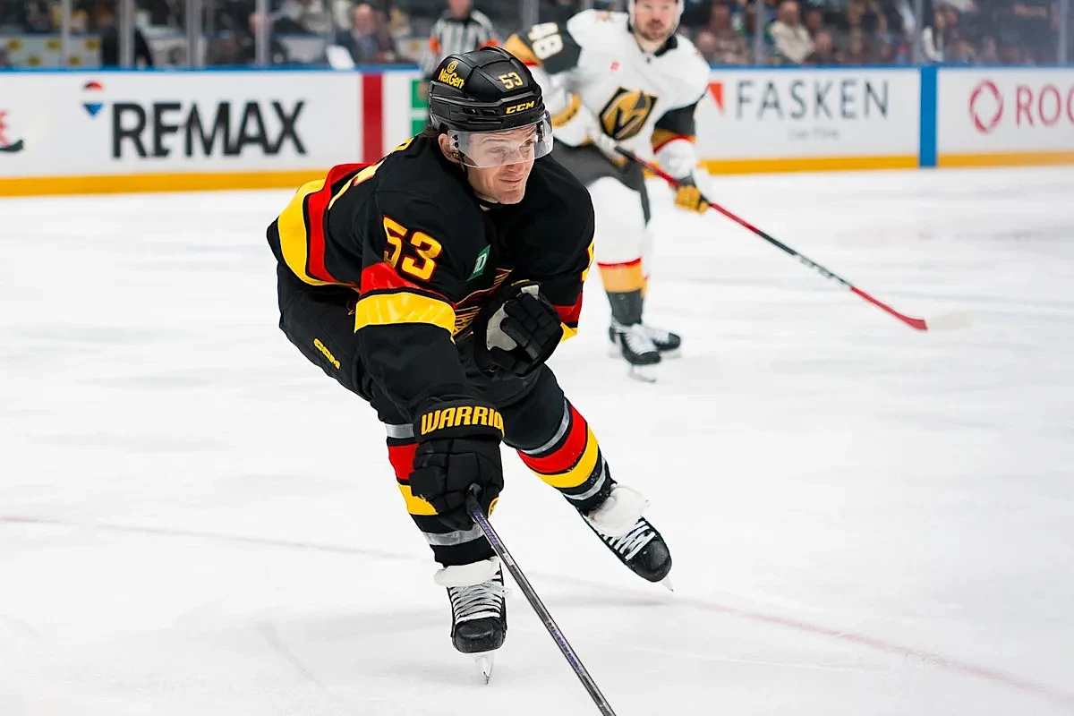 While Not Playing In 2026, Canucks’ Teddy Blueger Has Represented Latvia In A Few IIHF World Championships
