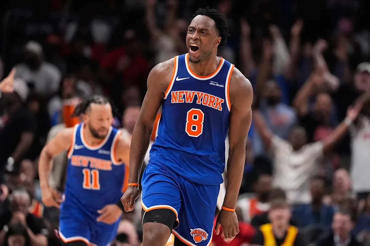 Knicks’ OG Anunoby out again for Game 4 against 76ers with hamstring strain, is listed as day to day