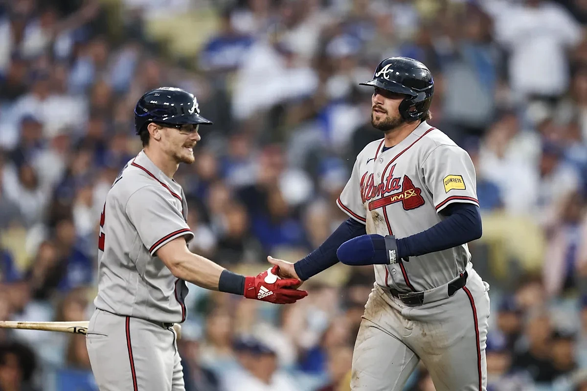 Sean Murphy hitting eighth and catching as Braves seek rubber game win in Dodgers series finale