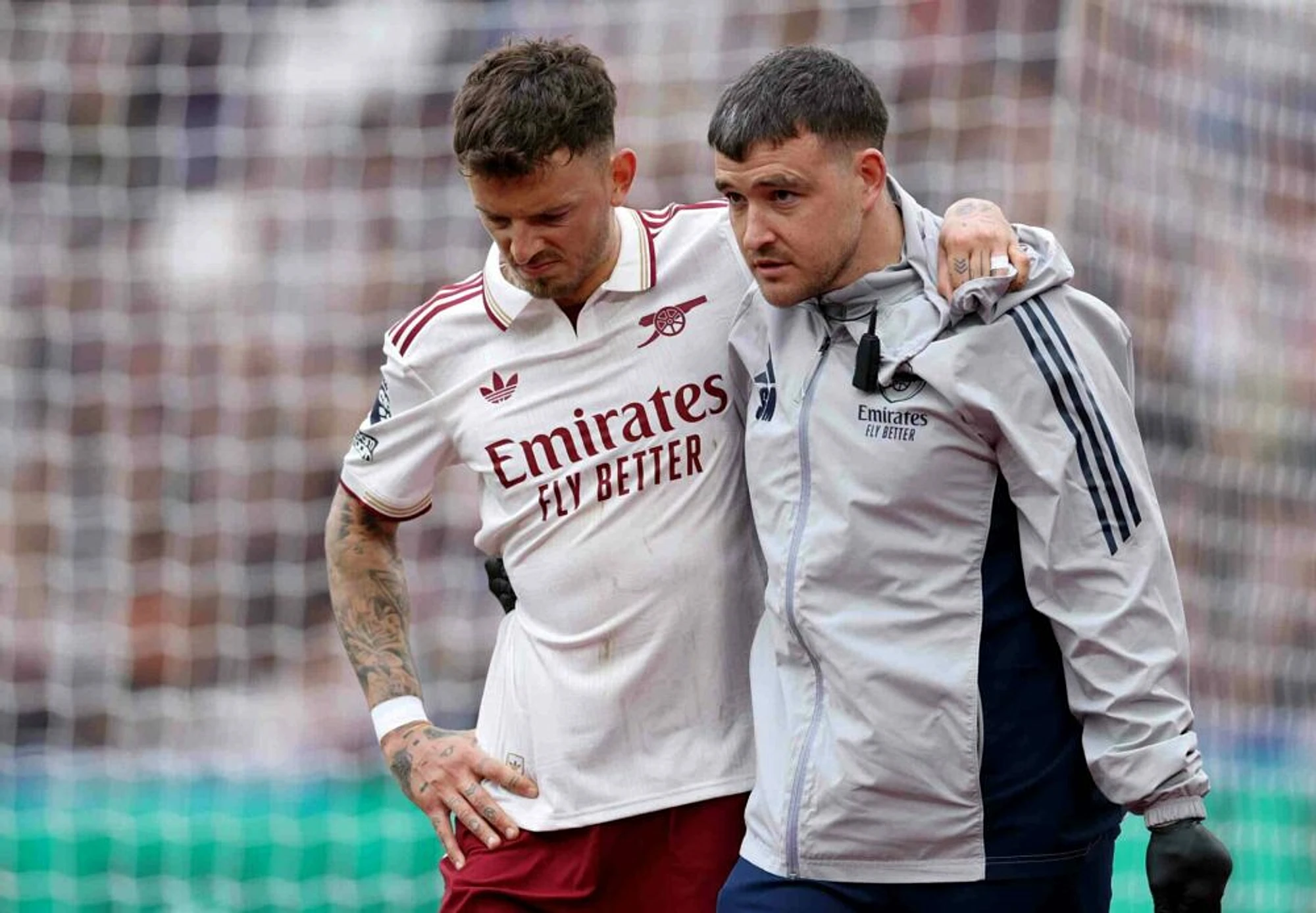 Arteta says Ben White injury ‘doesn’t look good’, confirms Calafiori injury