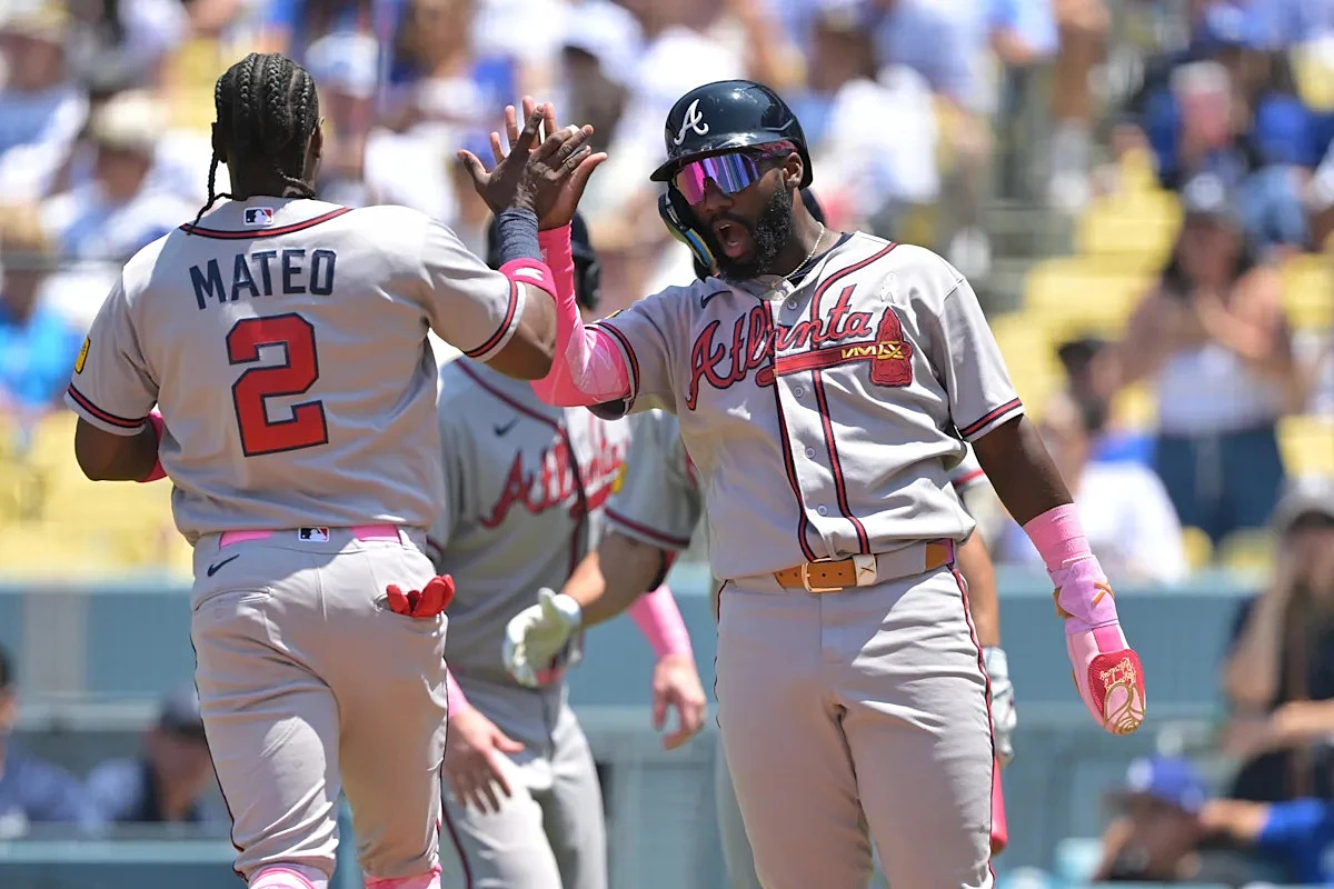 Second straight 7-2 victory secures Braves series win vs. Dodgers
