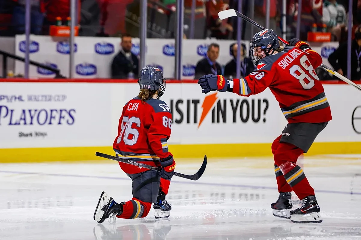 Michela Cava Scores In Double Overtime To Send Ottawa Back To The Walter Cup Finals