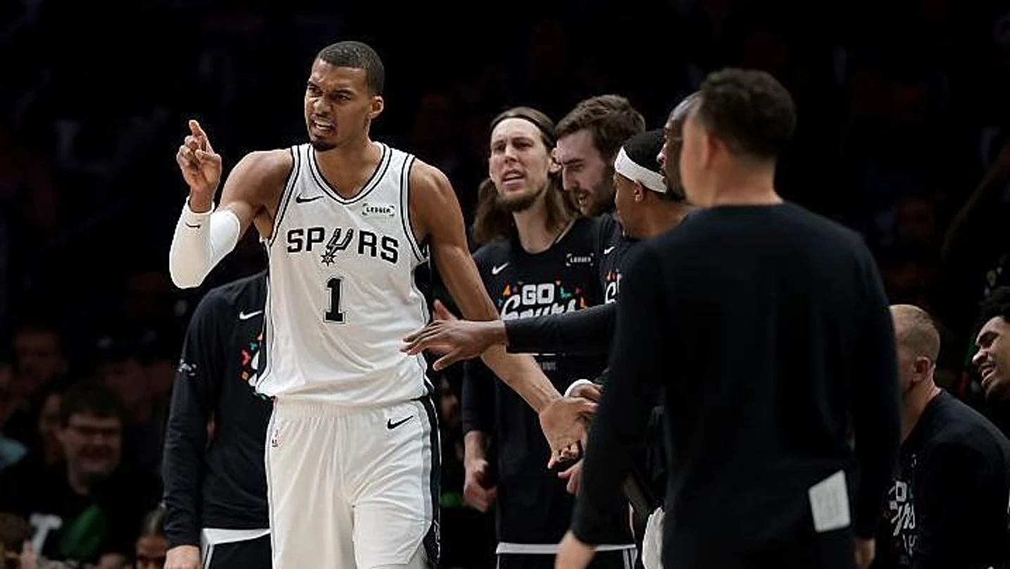 Wembanyama ejected as Spurs beaten by Timberwolves