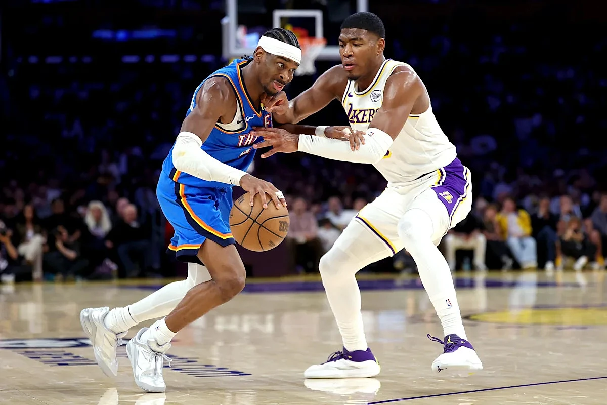 Shai Gilgeous-Alexander is scoring less but OKC Thunder still dominating Lakers