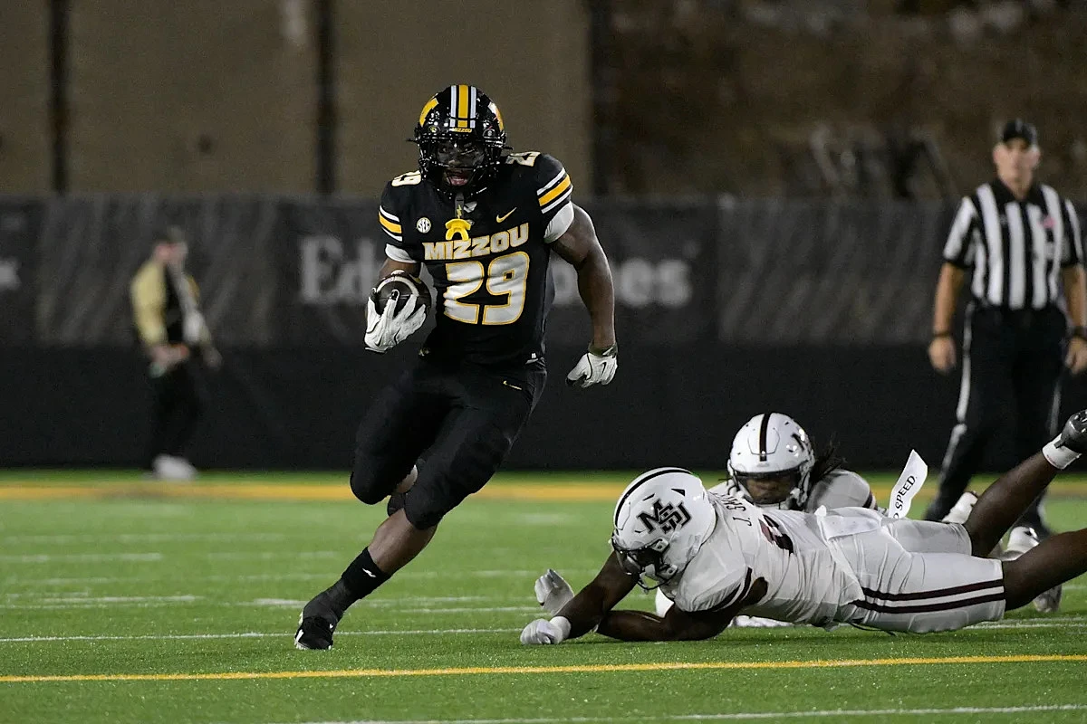 Missouri running back Ahmad Hardy in stable condition after being the victim of a shooting at a concert