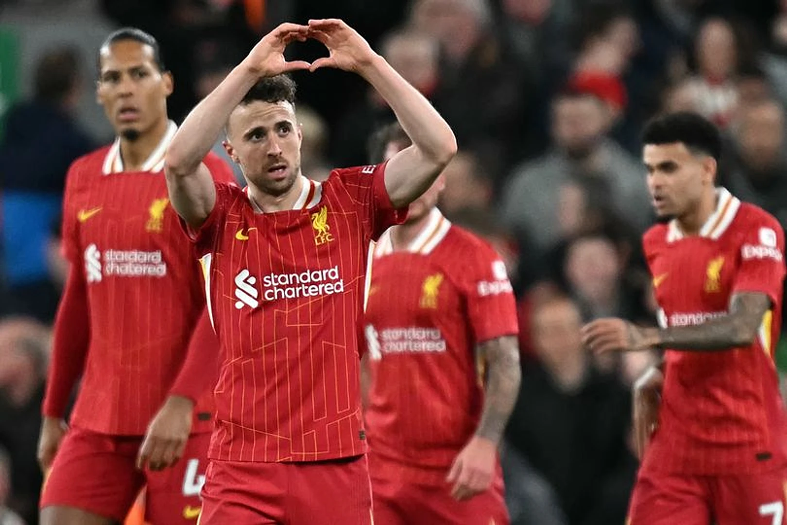 Liverpool unveil images of 'Forever 20' Anfield memorial to Diogo Jota and Andre Silva