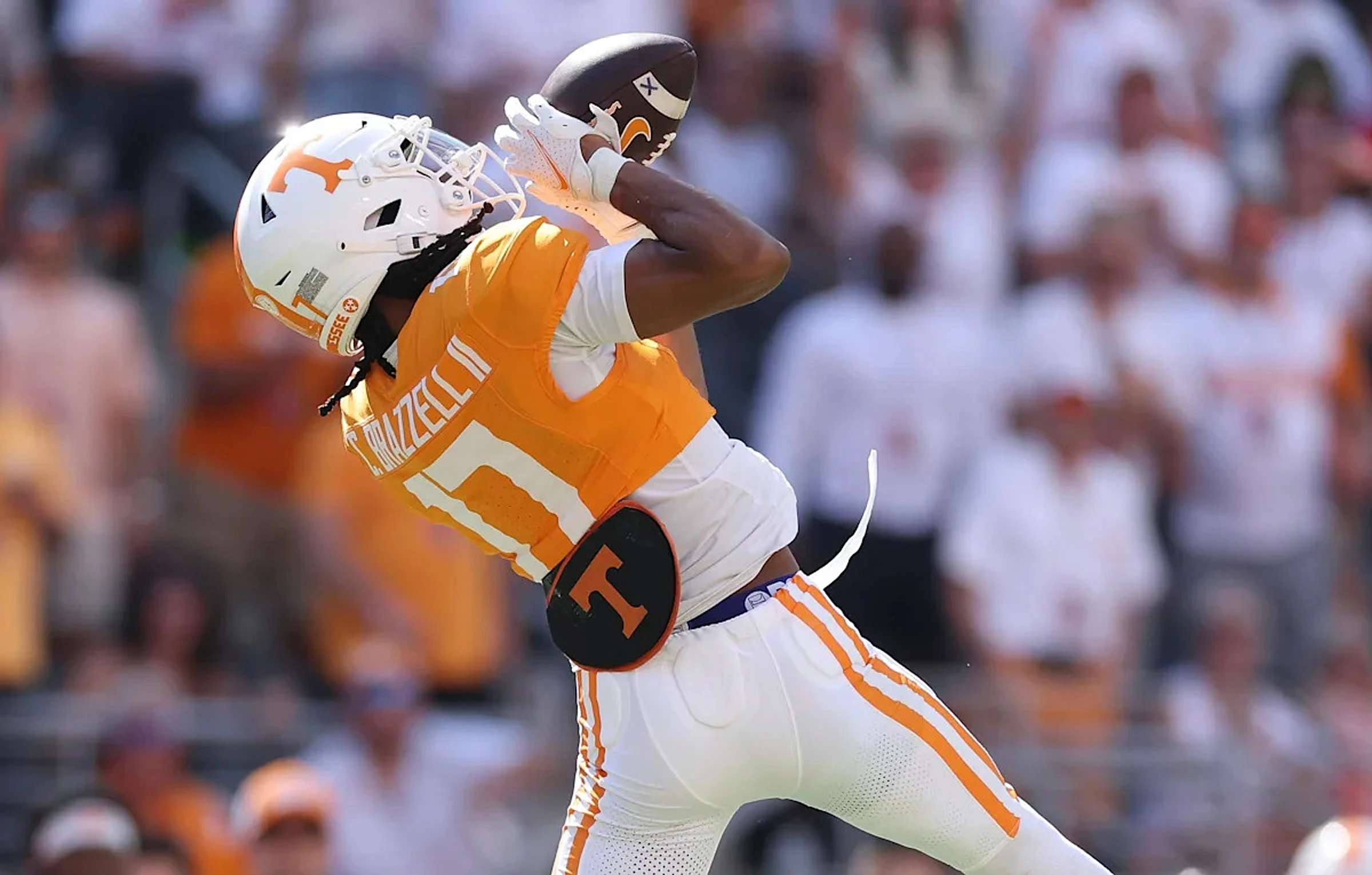 NFL rookie jersey number for former Vol with Carolina