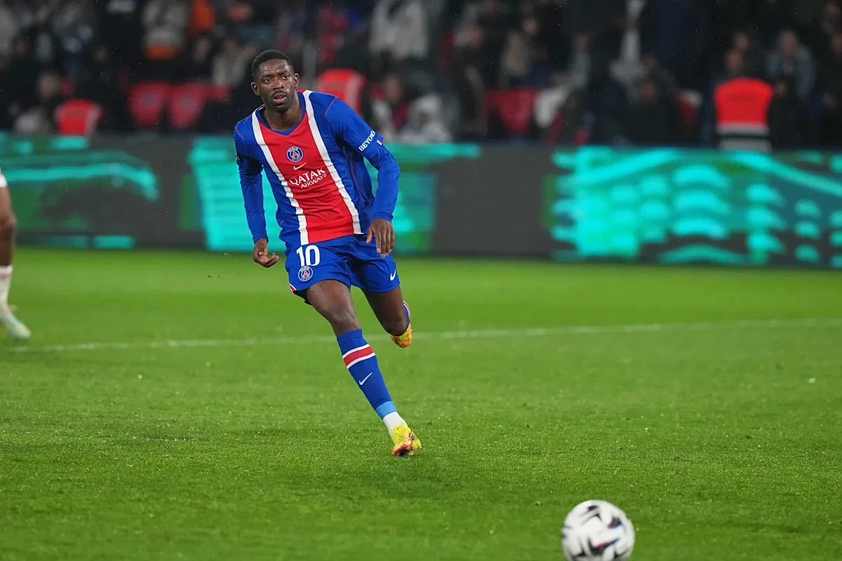 Paris Saint-Germain forward Ousmane Dembélé voted Ligue 1's best player for a 2nd straight season
