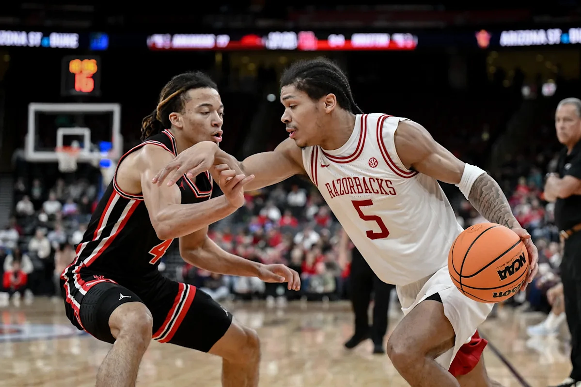 Would the Nets draft Kingston Flemings over Darius Acuff Jr.?