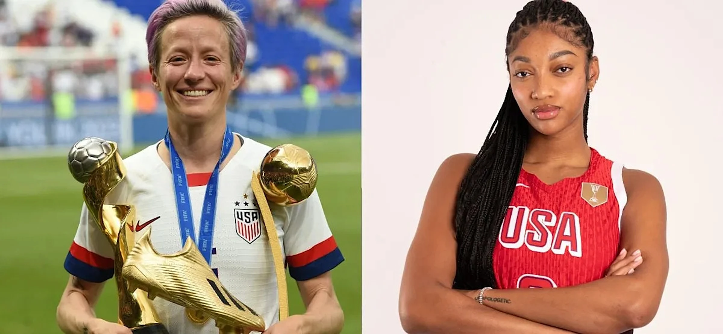 Olympian Megan Rapinoe Fiercely Defends Angel Reese Against False Narratives