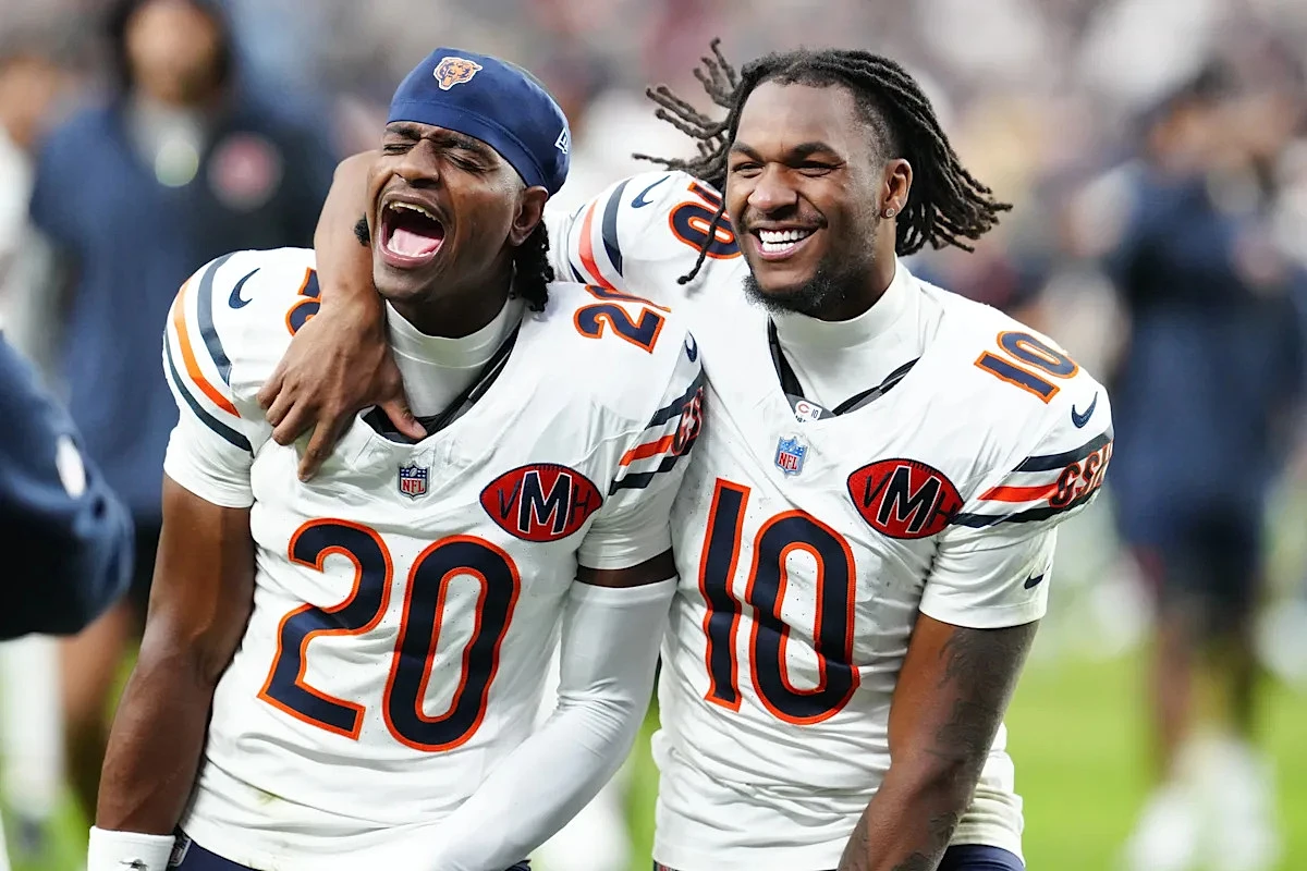 Luther Burden III shares glimpse into offseason workouts with Bears