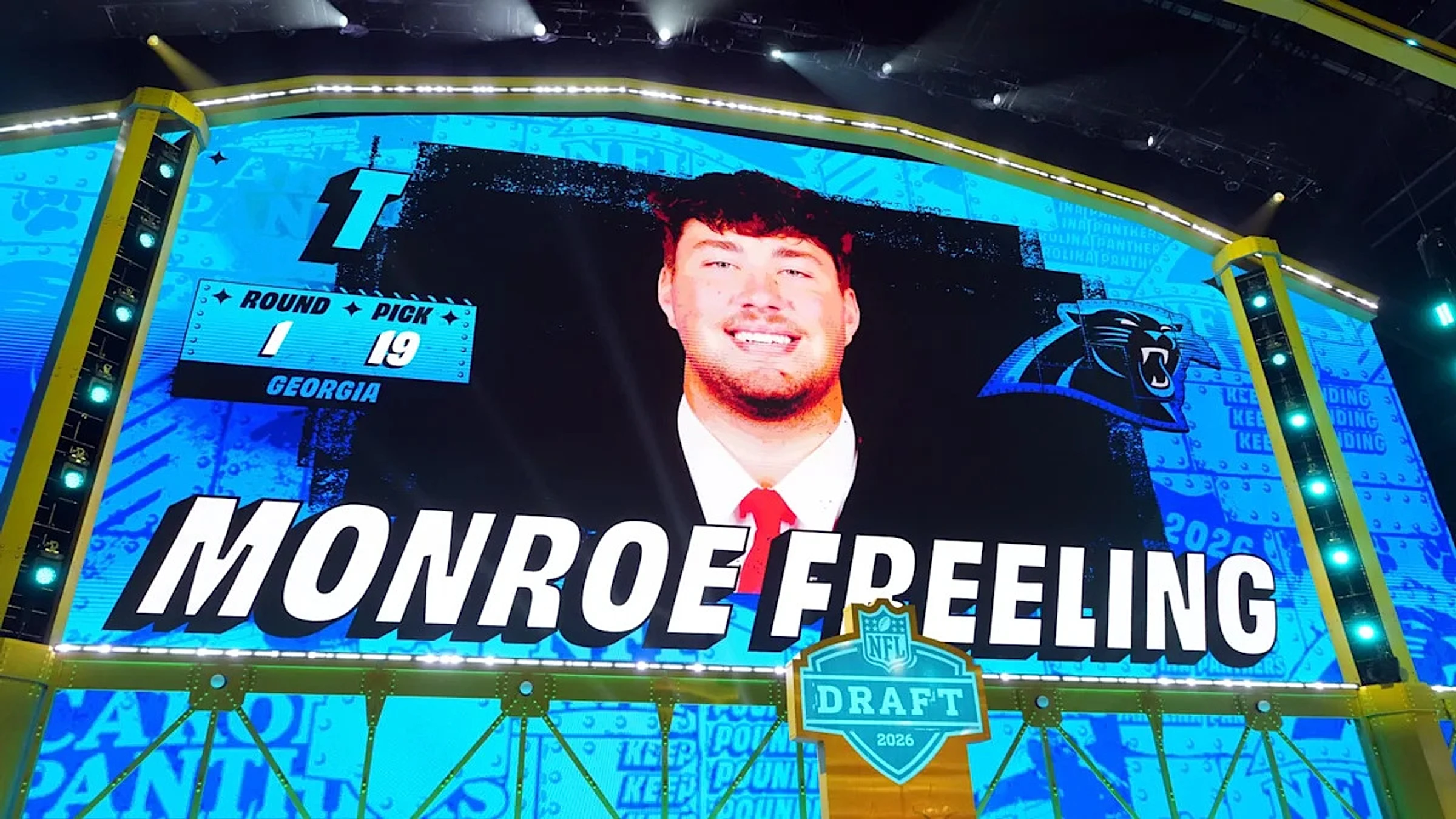 Panthers GM Dan Morgan: Looking forward to Monroe Freeling/Rasheed Walker left tackle competition