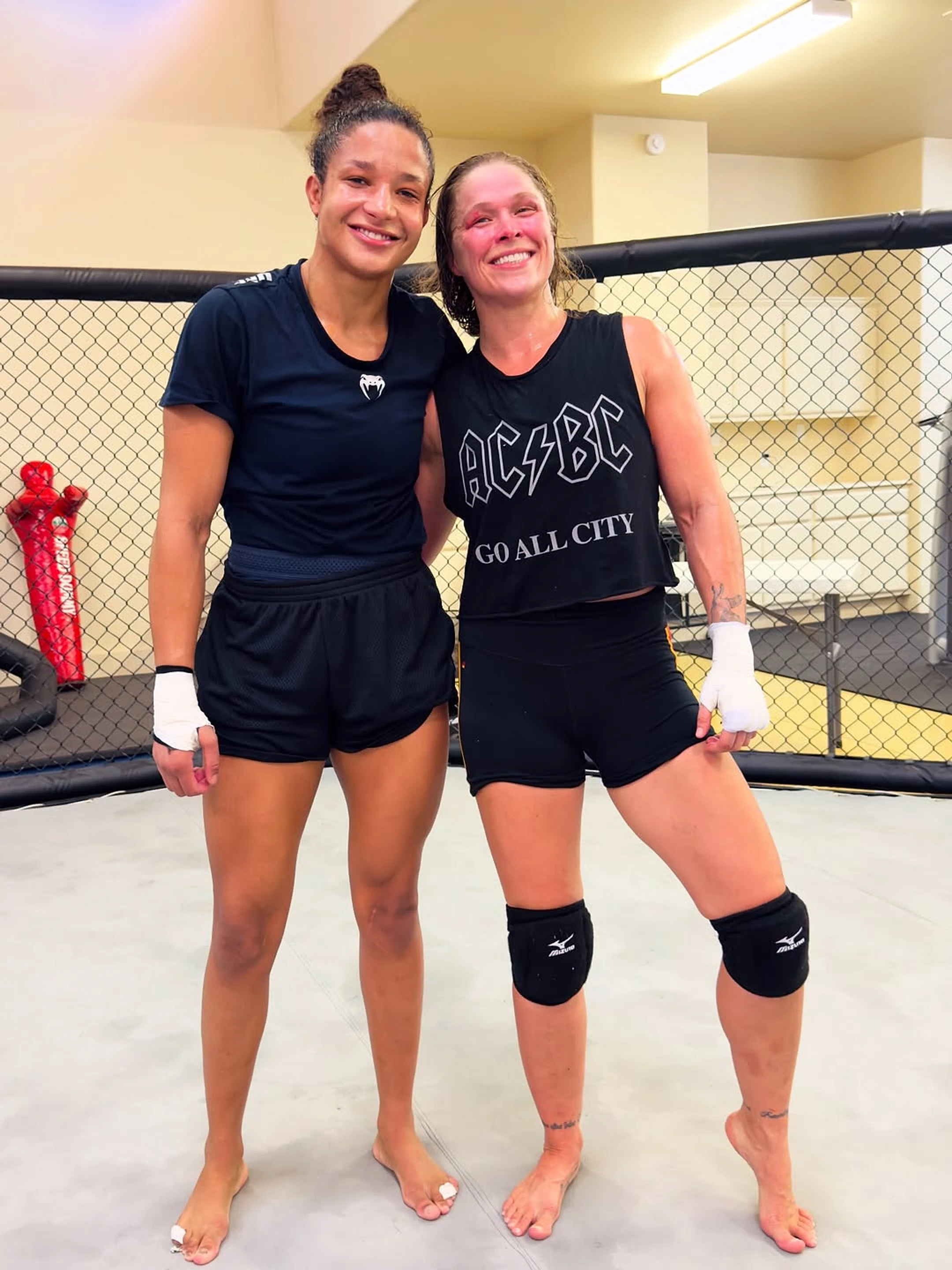 Ronda Rousey and Gina Carano ‘at a similar level’ says mutual training partner