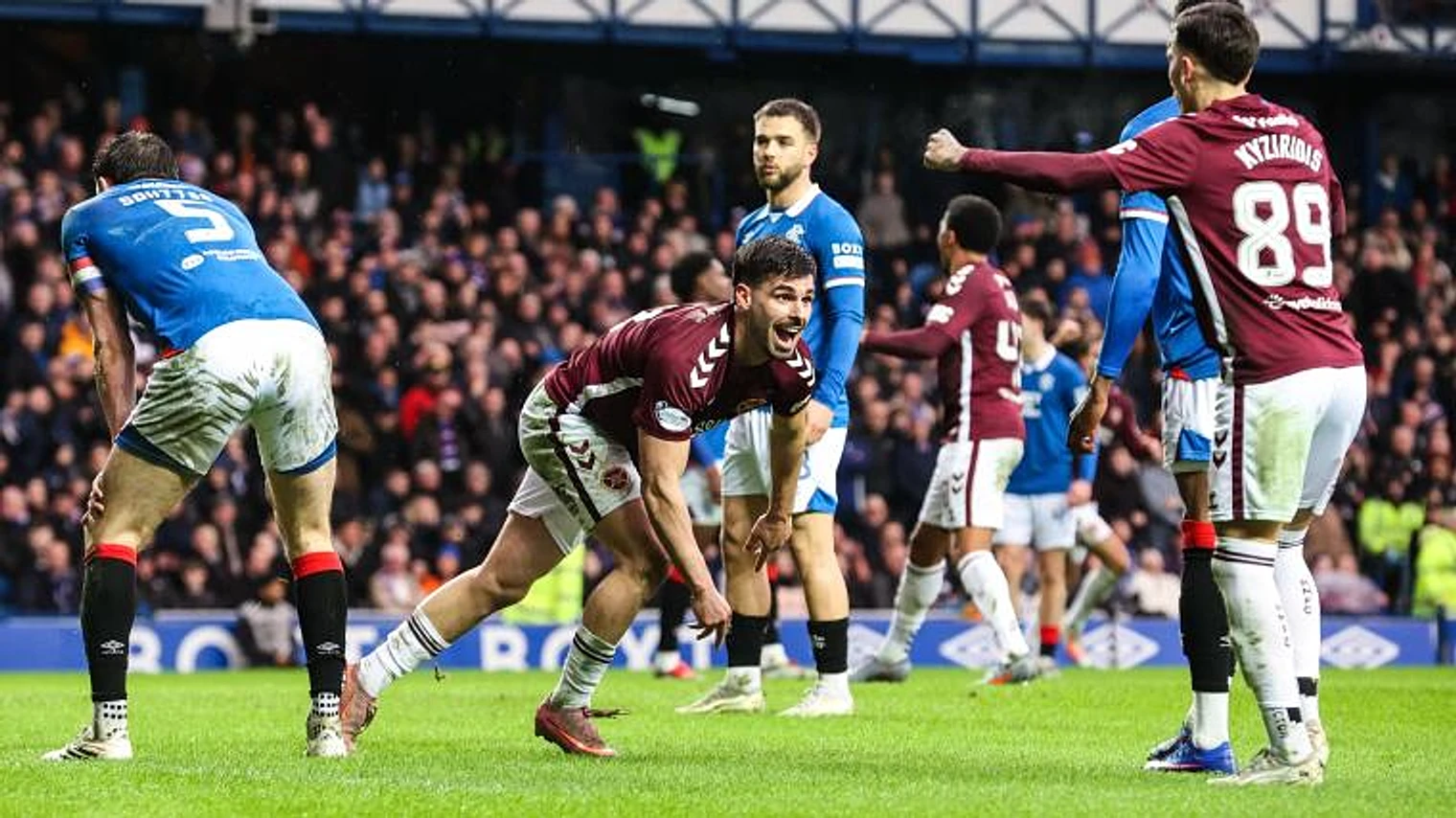 Last time Celtic or Rangers didn't win Scottish league title: Gers check Hearts' bid for glory, Bhoys close the gap
