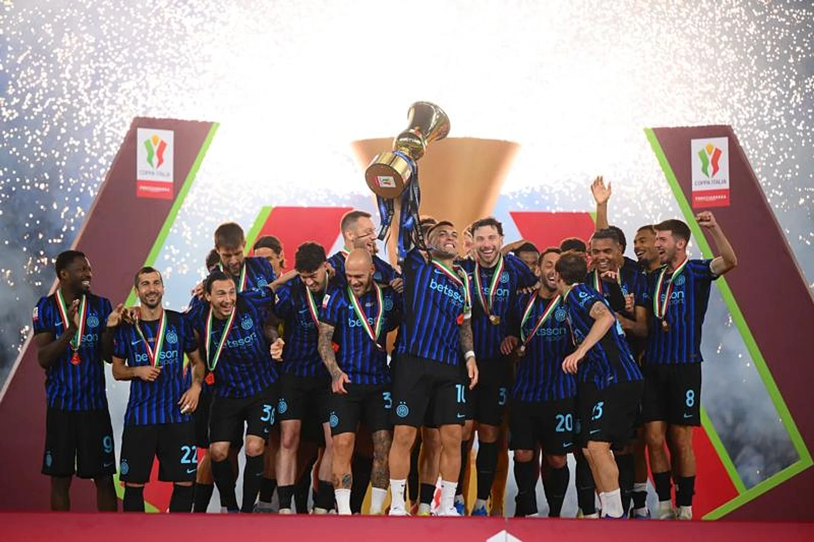 Nerazzurri celebrations live from Rome