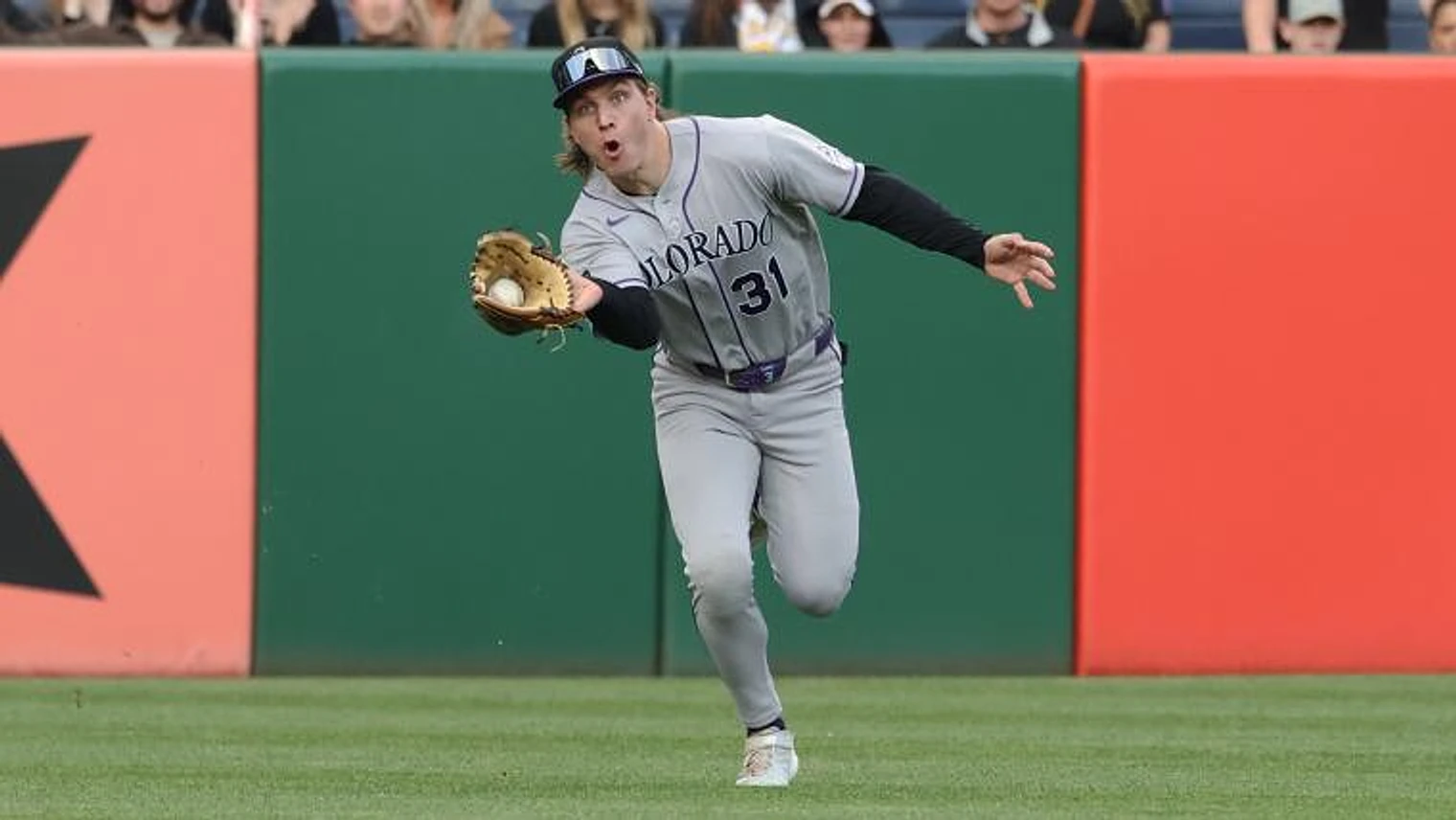 Rockies' Jake McCarthy got a 7-unassisted double play