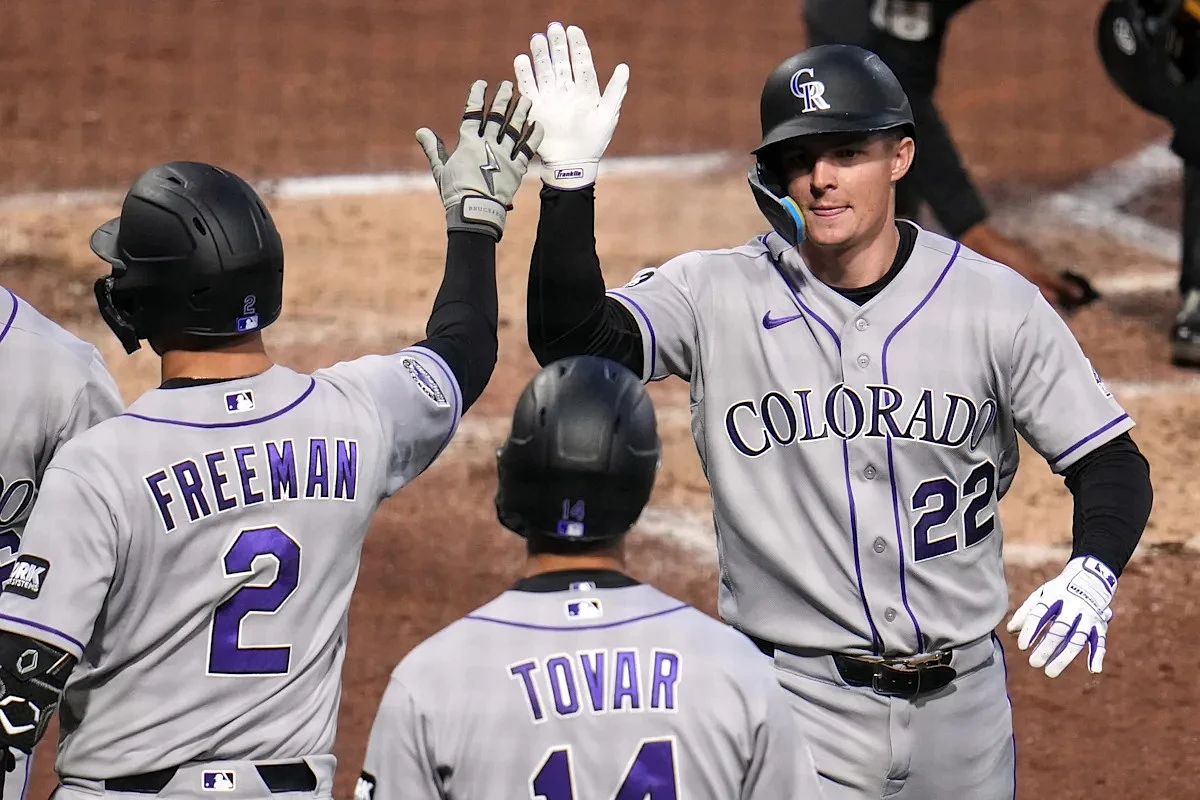 Moniak has 3 hits, McCarthy gets unassisted double play from LF as Rockies beat Pirates 10-4