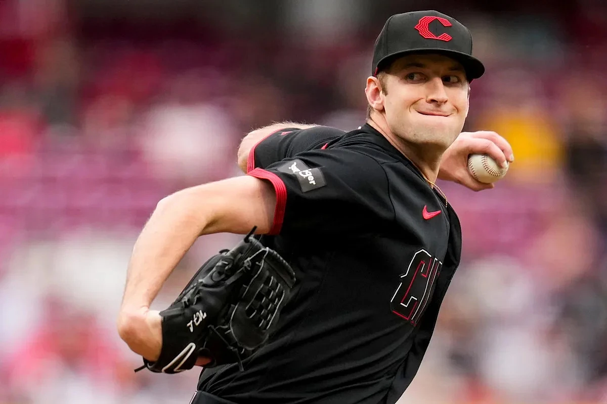 Cincinnati Reds' Nick Lodolo Struggles vs. Nationals on Wednesday