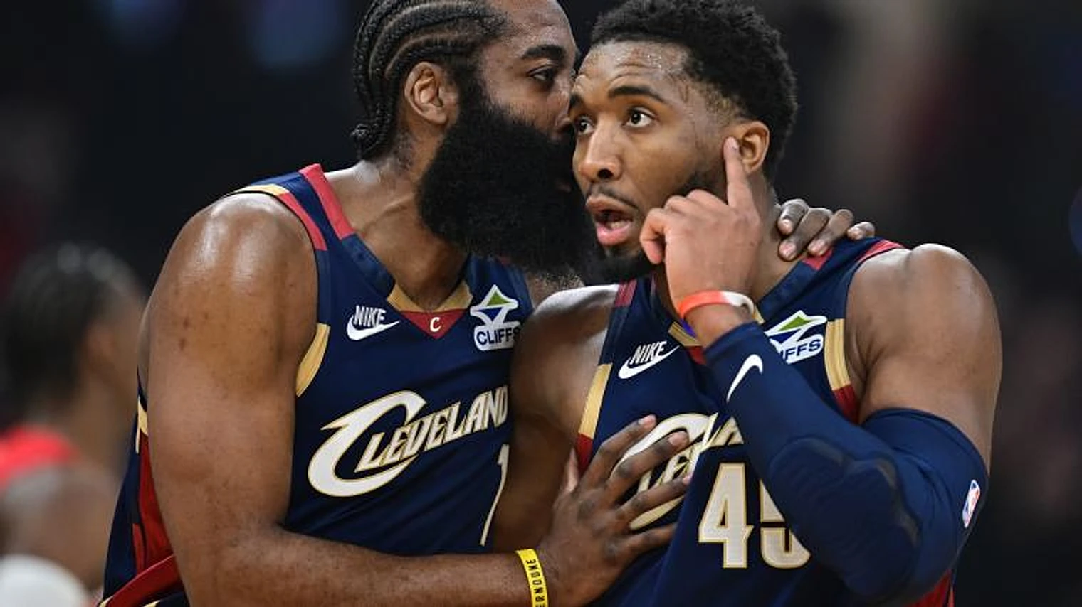 Donovan Mitchell speaks on the Cavs' turnover problem between him and James Harden