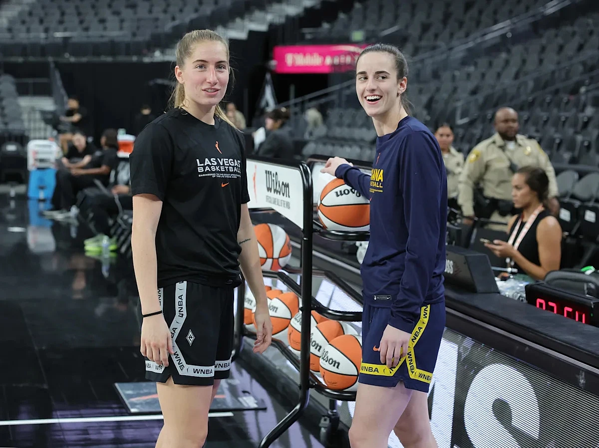 Caitlin Clark, Kate Martin share wholesome moment after Fever-Sparks