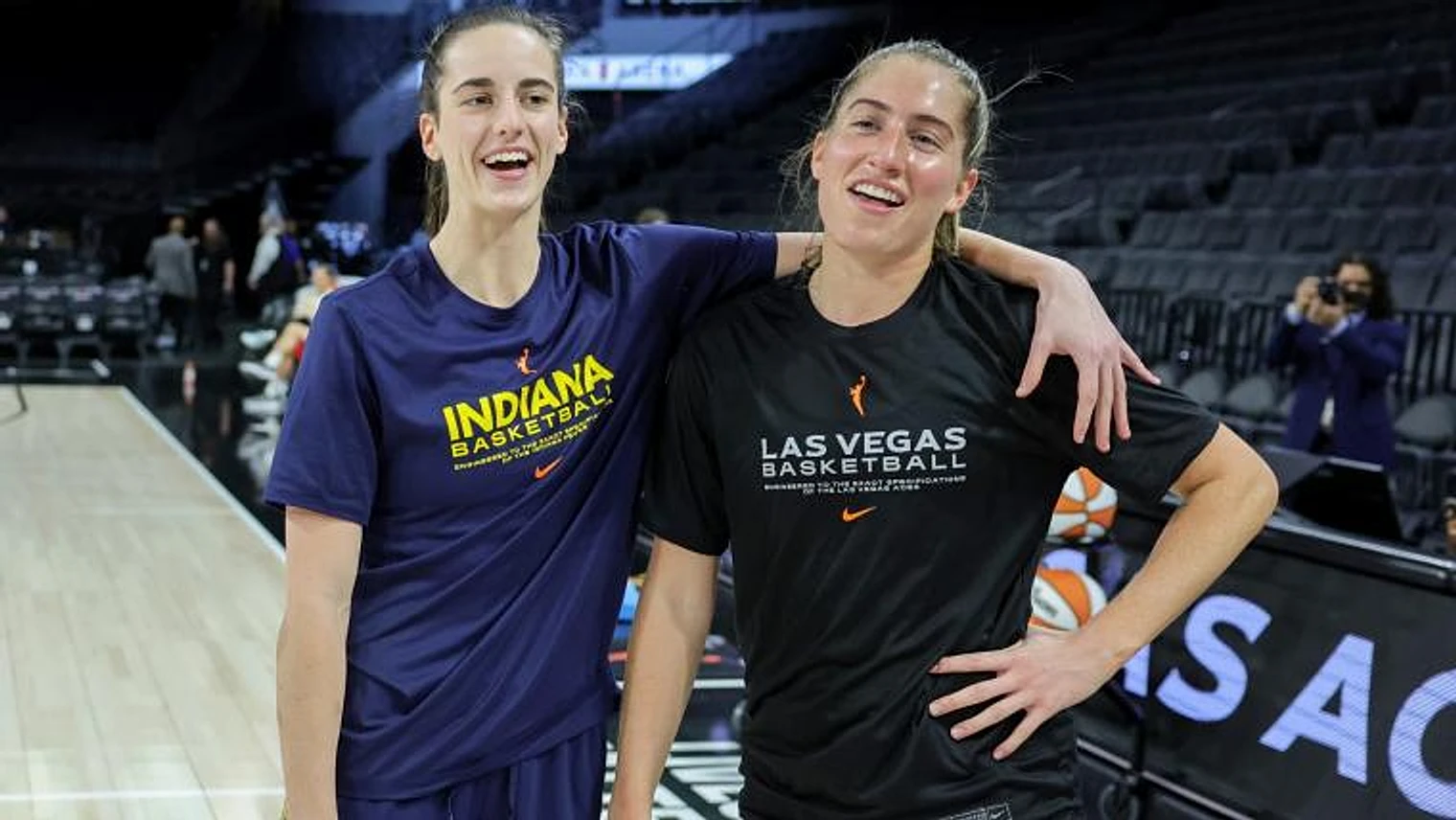 Caitlin Clark and Kate Martin shared touching moment after Fever’s first win